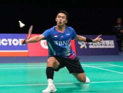 Jonatan Christie Pastikan Kemenangan Indonesia atas Inggris 3-0