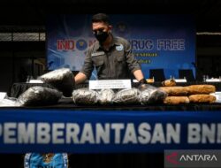 BNN tangkap tujuh tersangka dan musnahkan barang bukti narkoba