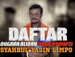 Daftar dugaan aliran dana korupsi Syahrul Yasin Limpo