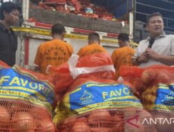 Polda Riau gagalkan penyeludupan 21 ton Bawang Bombai asal Malaysia