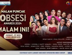 Malam Ini! Lyodra dan Judika Meriahkan Malam Puncak Obsesi Awards 2024