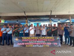 Polda Kepri gelar permainan tradisional tanding gasing di Natuna