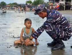 Libur sekolah, Lanal Lhokseumawe patroli di Pantai Ujong Blang