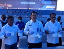 Masyarakat pesisir Konawe deklarasi anti narkoba bersama BNNP Sultra