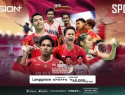 Link Nonton Live Streaming Indonesia Open 2024 di Vision+