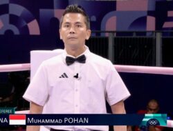 Boy Pohan, Wasit Indonesia Pimpin Semifinal Tinju Olimpiade Paris 2024